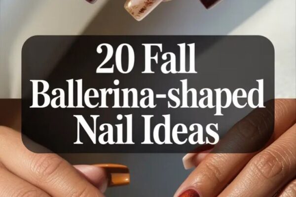 Fall Ballerina-Shaped Nail Ideas 2025 β Stunning Short & Long Seasonal Designs