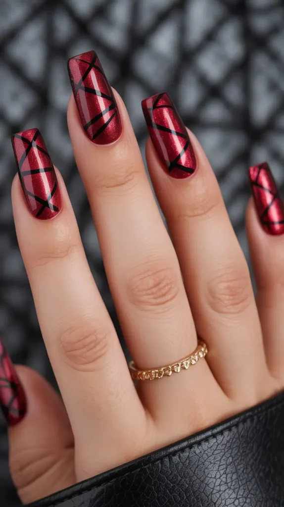 2025 Red Fall Nails: Bold, Dark Cherry Designs for Autumn