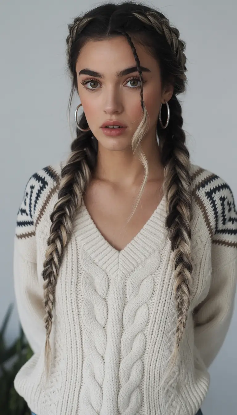 Cute and Easy Hairstyles for Fall Season 2025 Fall Braided Pigtails