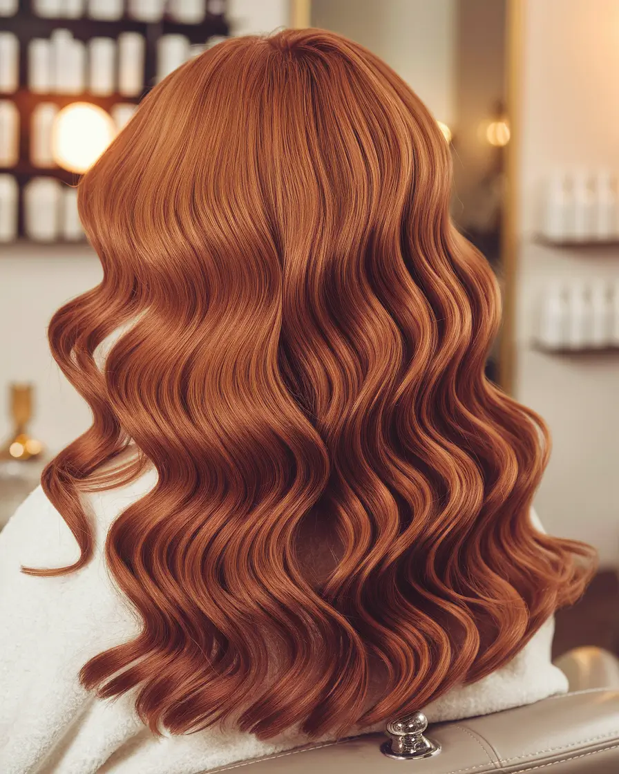 fall hairstyles and colors Copper Waves for Autumn Glow