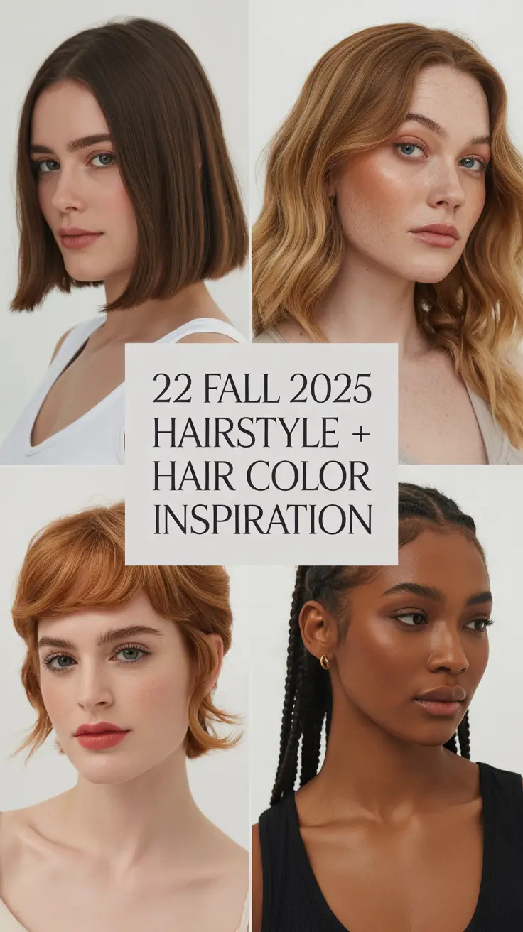 Fall 2025 Hairstyle + Hair Color Inspiration: Fresh Cuts & Seasonal Trends