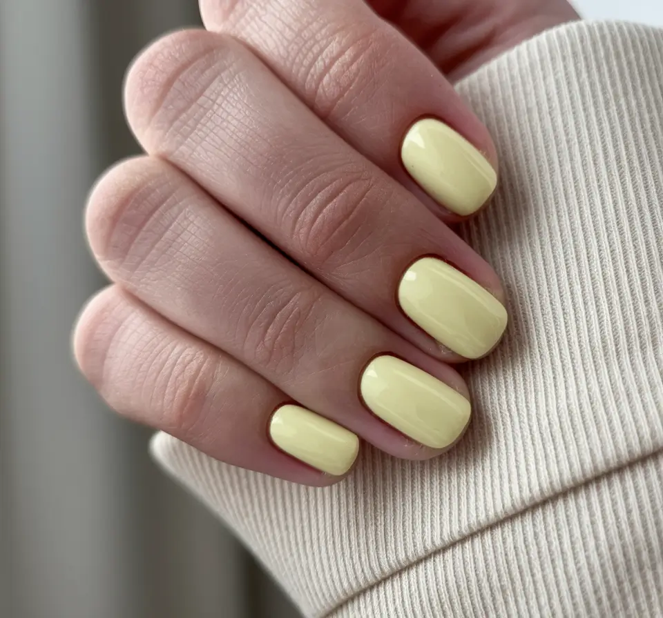 fall color nails Muted Lemon for Unexpected Fall Whimsy