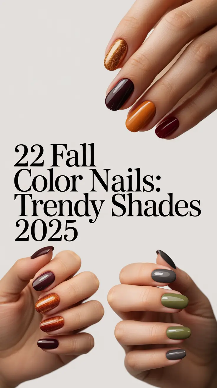 Fall Color Nails: Trendy Shades 2025 You’ll Be Obsessed With This Autumn