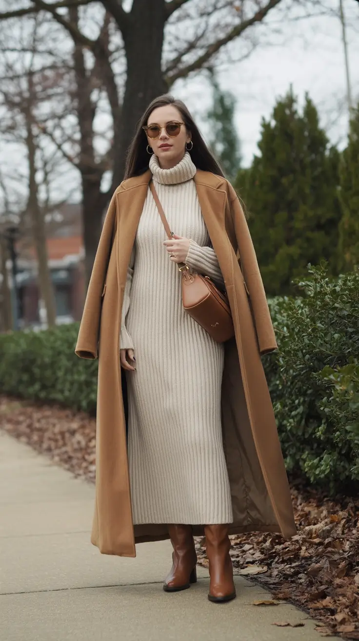 Fall outfits ideas for October 2025 Monochrome Neutrals in Motion