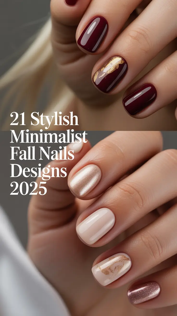 Stylish Minimalist Fall Nails Designs 2025 – Chic & Simple Inspo for the Season