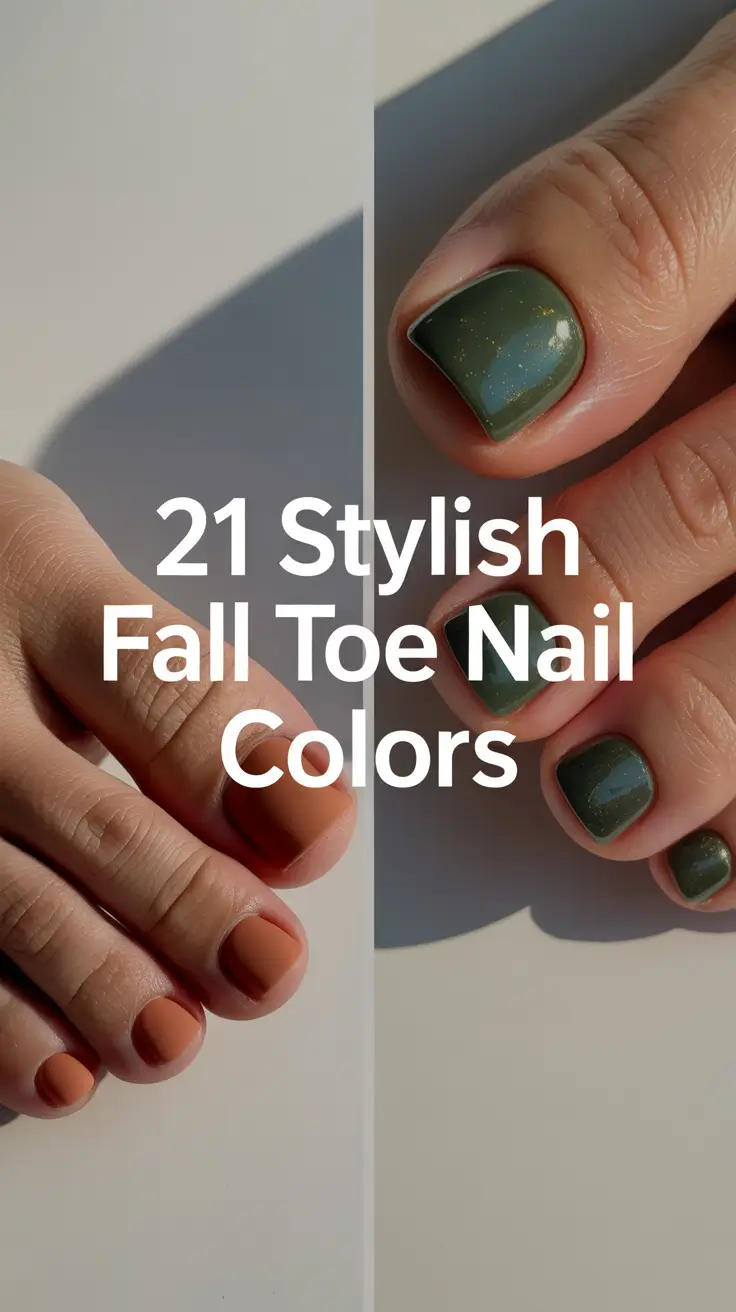 Stylish Fall Toe Nail Colors 2025: Cozy, Bold & Beautiful Autumn Pedicure Ideas