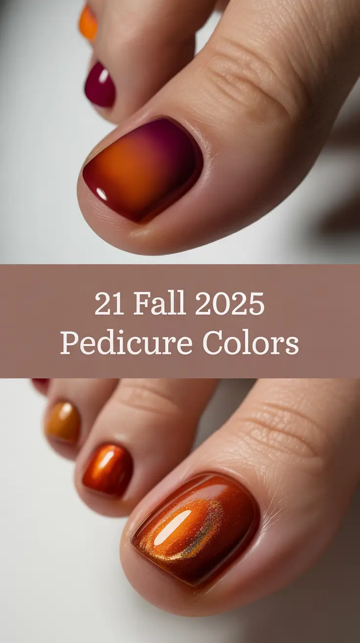 Fall 2025 Pedicure Colors – Best Autumn Toenail Ideas for Every Skin Tone