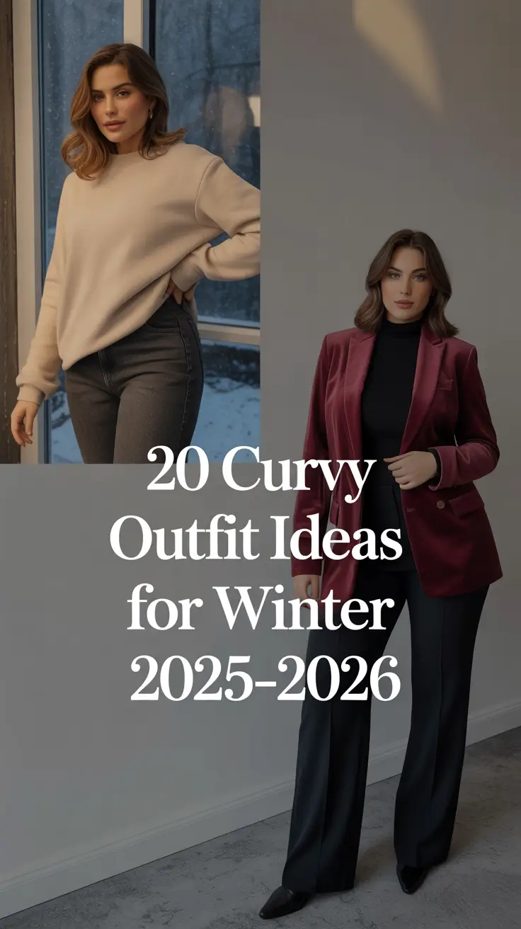 Curvy Outfit Ideas for Winter 2025–2026: Elegant and Casual Plus Size Inspo