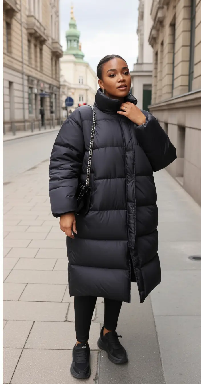 Trendy Winter 2025 - 2026 Puffer Jacket Outfit Minimalist Street Cool
