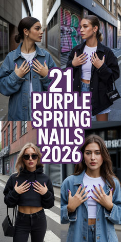 PURPLE SPRING NAILS 2026
