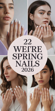 WHITE SPRING NAILS