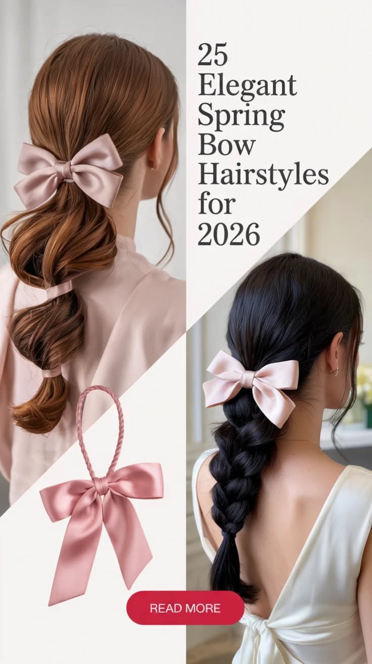 Elegant Spring Bow Hairstyles For 2026