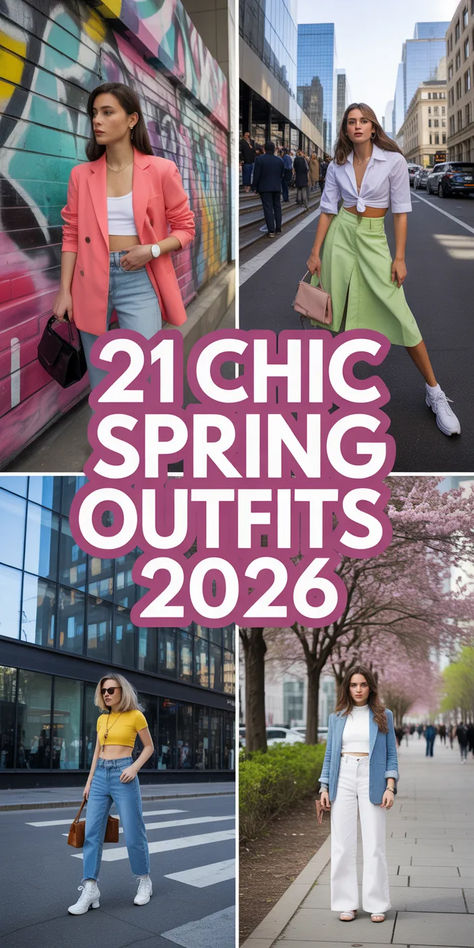 21 Chic Spring Outfits 2026 That Feel Fresh, Confident, and Effortless