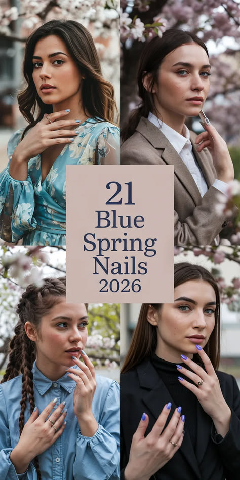 21 Blue Spring Nails 2026 Ideas That Feel Fresh, Feminine, and Grown-Up