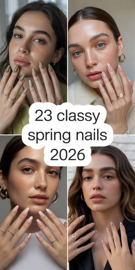 CLASSY SPRING NAILS