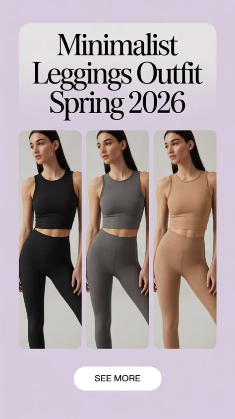 Minimalist Leggings Outfit Spring 2026: Effortless Looks for Real Life