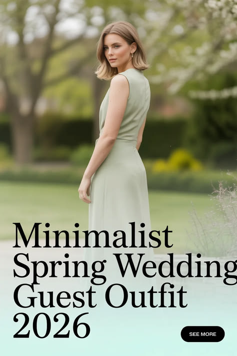 Minimalist Spring Wedding Guest Outfit 2026: Modern Looks for Effortless Elegance