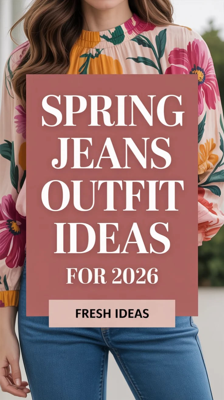 Spring Jeans Outfit Ideas for 2026: Modern Denim Looks for an Effortless New Season