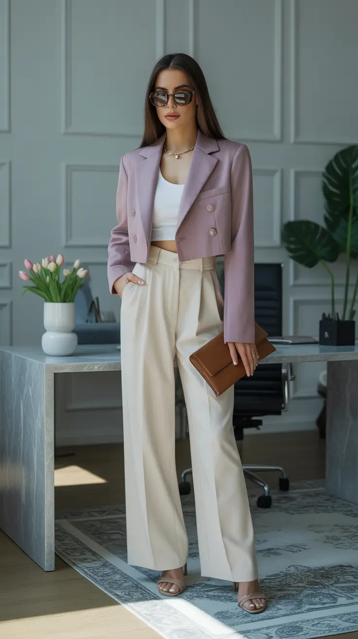 24 Professional Spring Office Outfits 2026 to Refresh Your Workwear Style