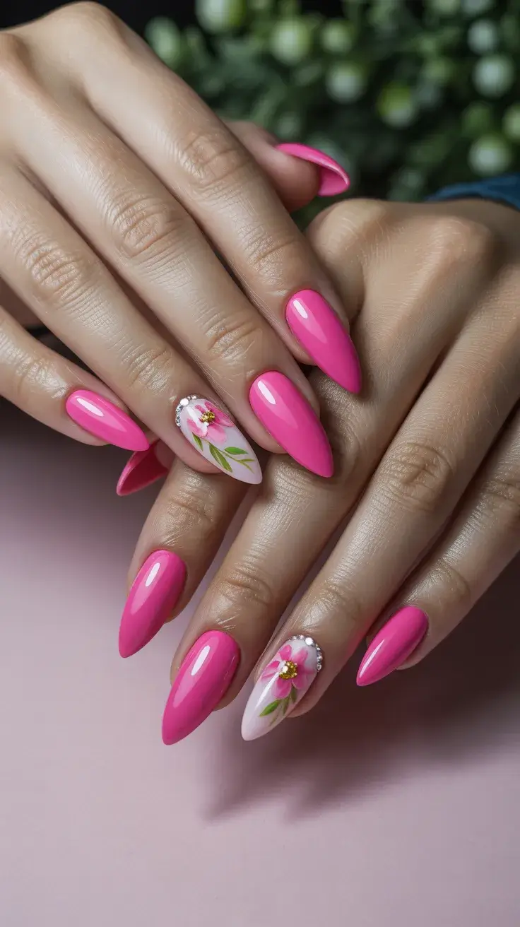 25 Bold Spring Hot Pink Nails 2026 That Make a Statement