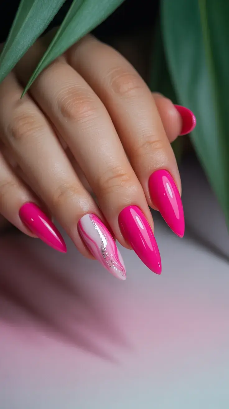 25 Bold Spring Hot Pink Nails 2026 That Make a Statement