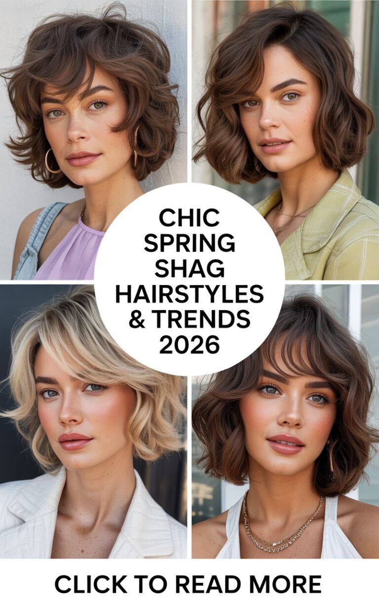 Chic Spring Shag Hairstyles Inspiration 2026