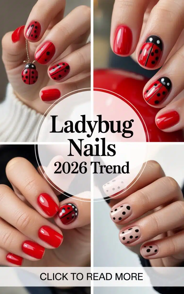21 Cute Ladybug Nails 2026 Ideas You’ll Want to Try This Spring