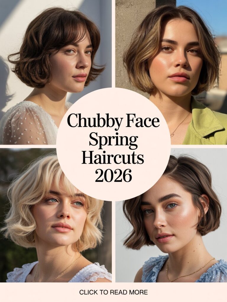 Modern Spring Haircuts For Chubby Faces 2026