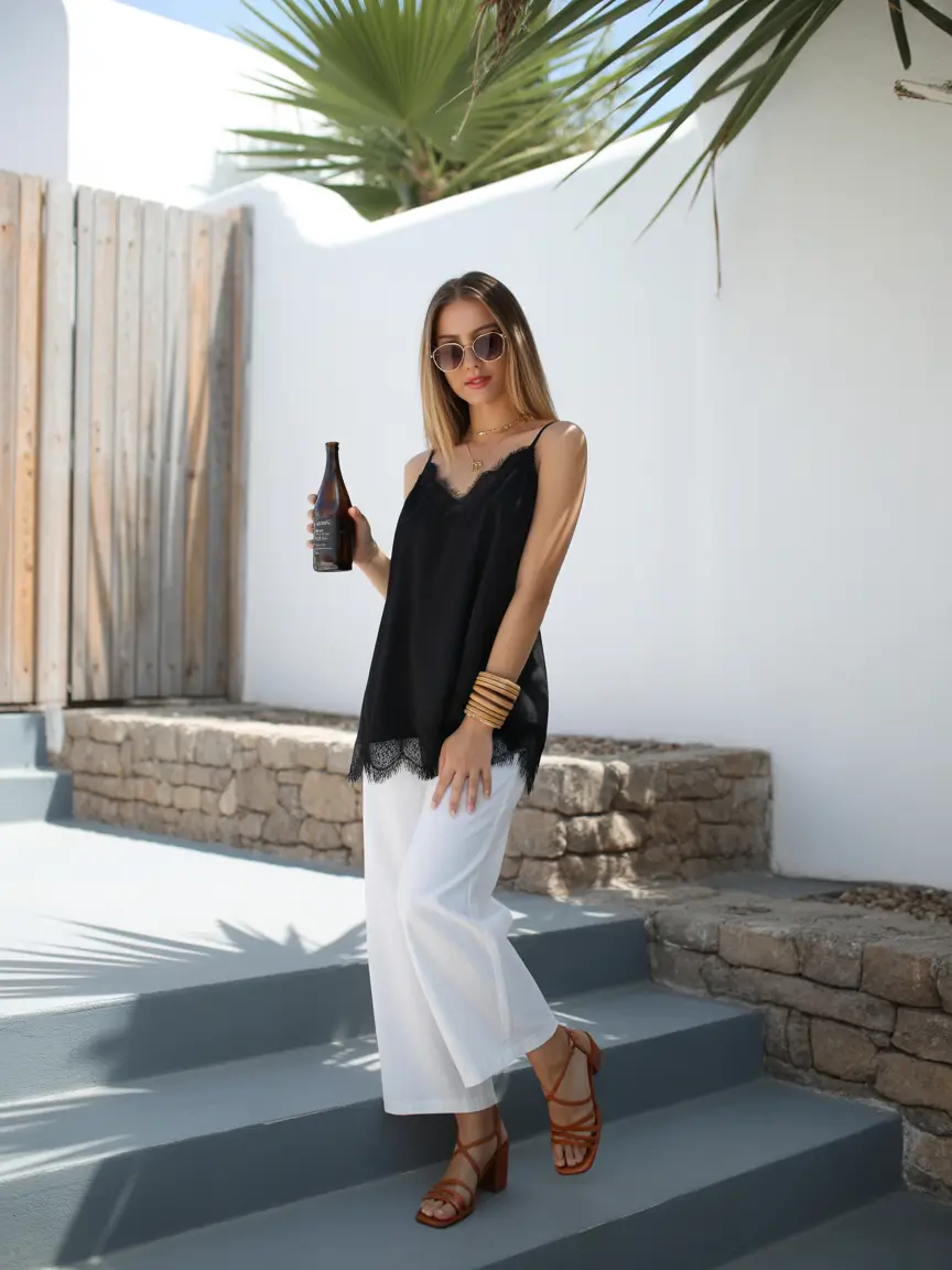 minimalist spring wedding guest outfit 2026 Relaxed Minimalism With a Resort Feel