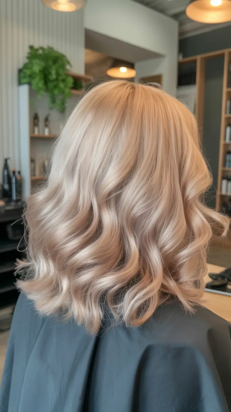 modern spring blonde hair color inspiration 2026 Classic Creamy Blonde With Soft Movement