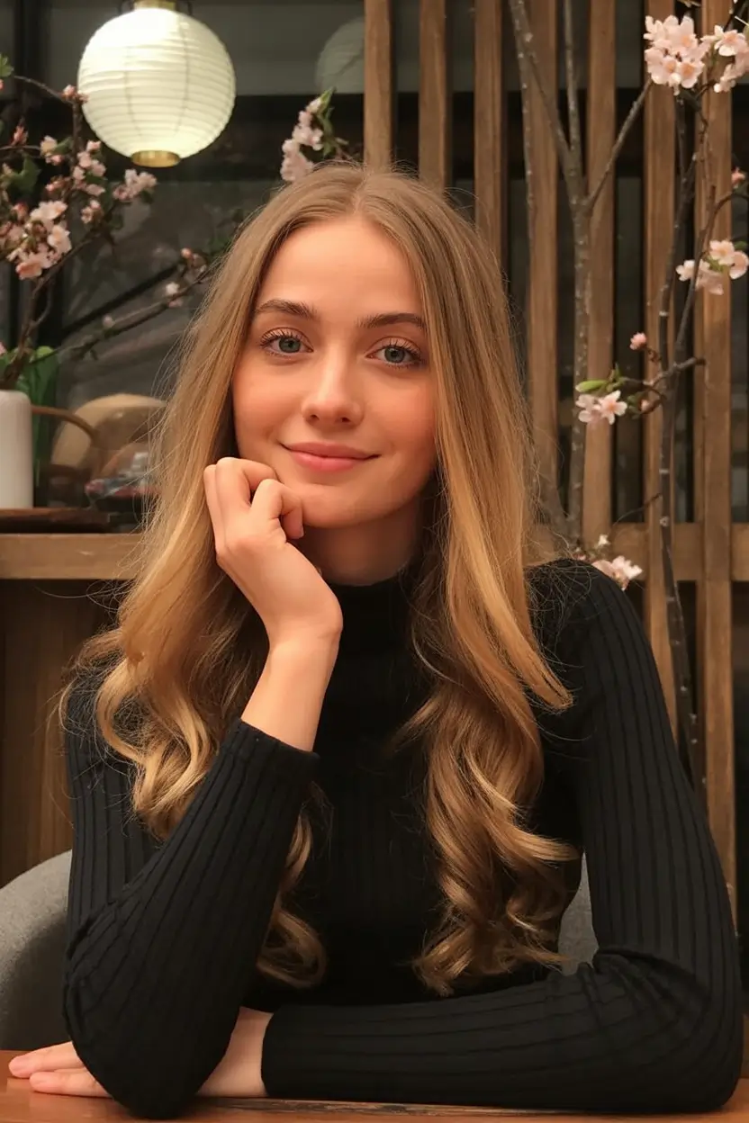 modern spring blonde hair color inspiration 2026 Classic Honeyed Soft Curls