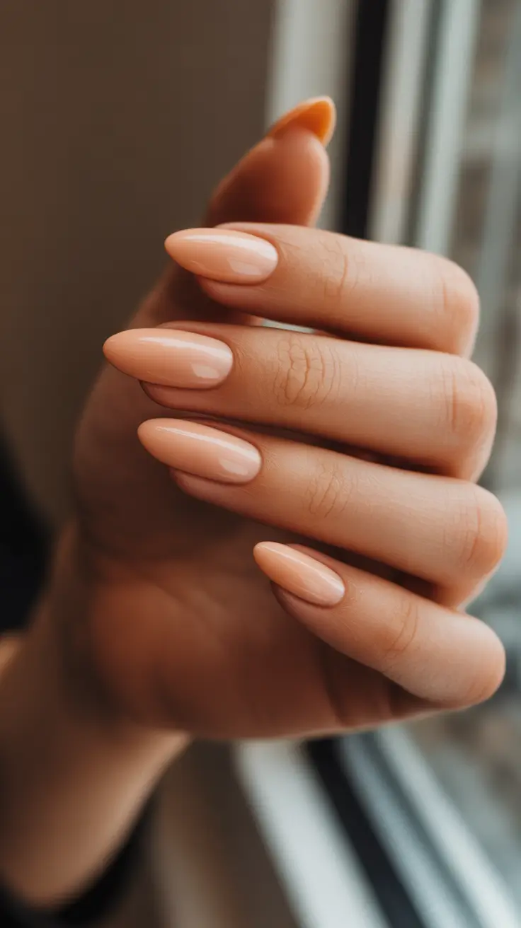 trendy spring nail colors 2026 + Milky Nude Almonds For A Clean Spring Reset