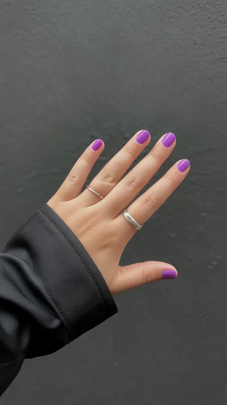 trendy spring nail colors 2026 + Violet Pop That Still Feels Polished