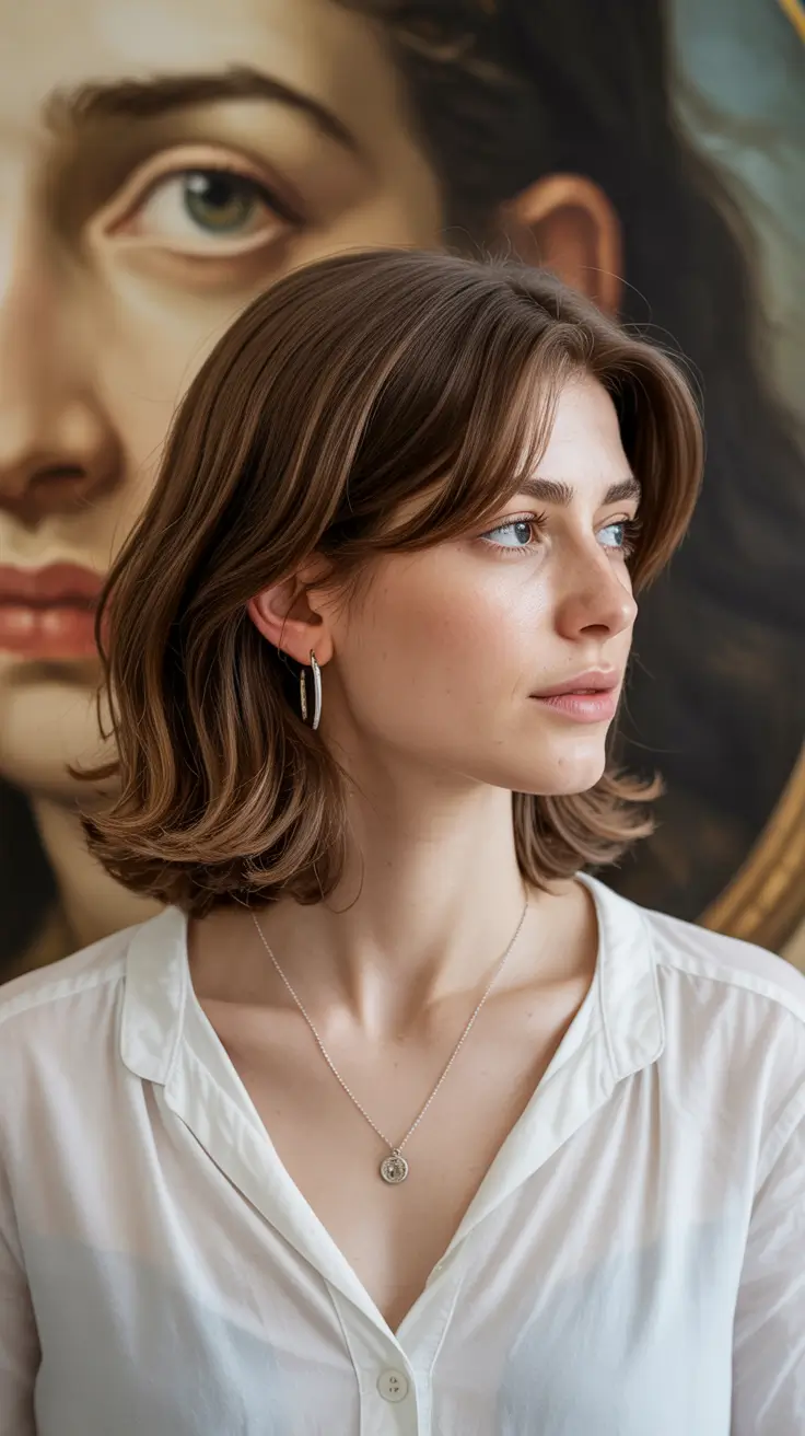 spring short haircuts 2026 Collarbone Grazing Blunt Bob with Understated Volume