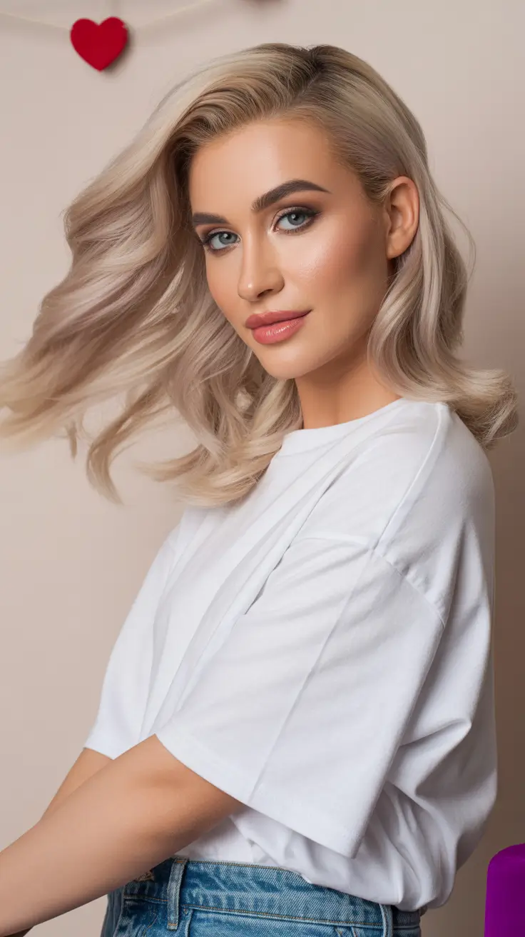 Trendy spring haircuts 2026 Cool Toned Shoulder Cut With Effortless Volume