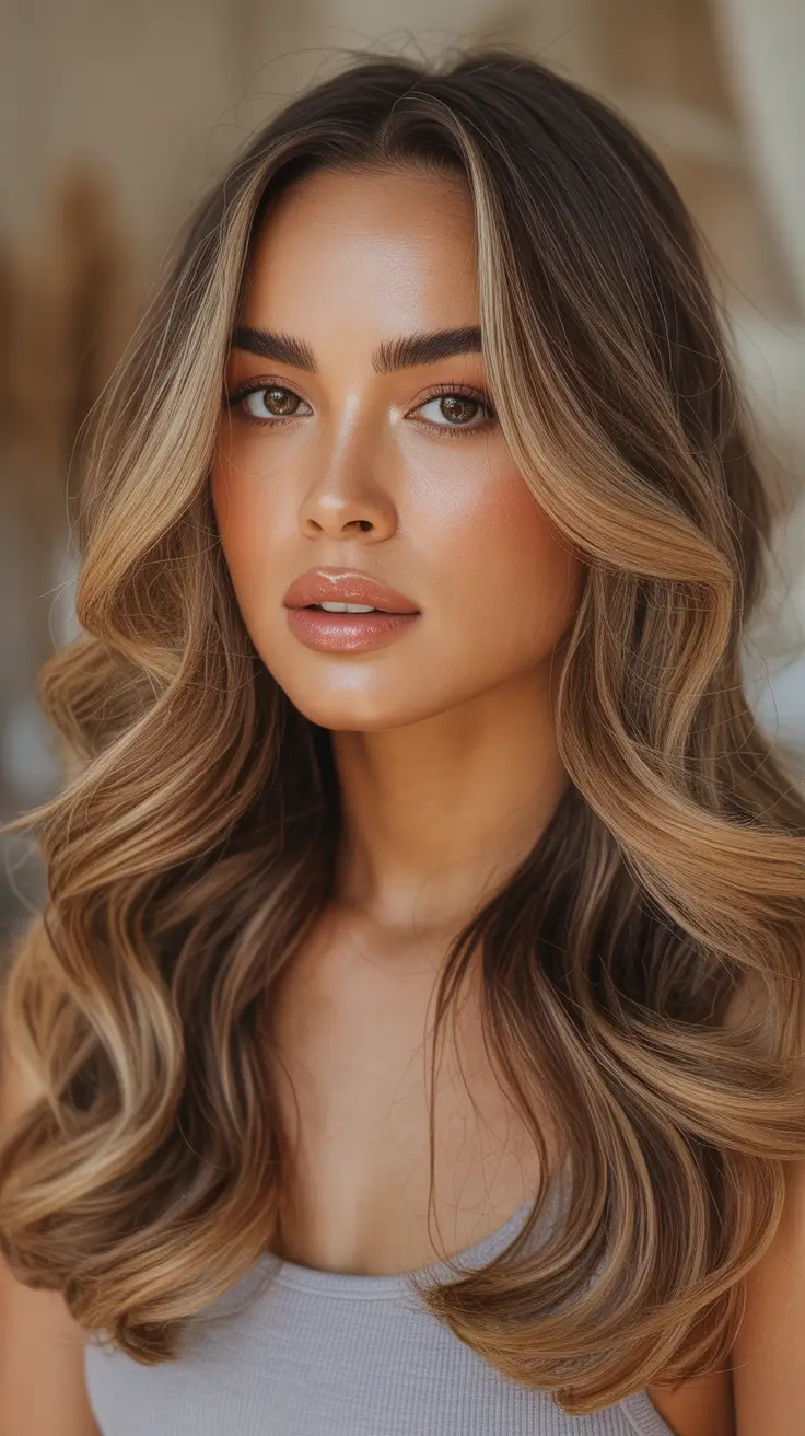 Trendy spring haircuts 2026 Long Blended Layers With Soft Face Balance