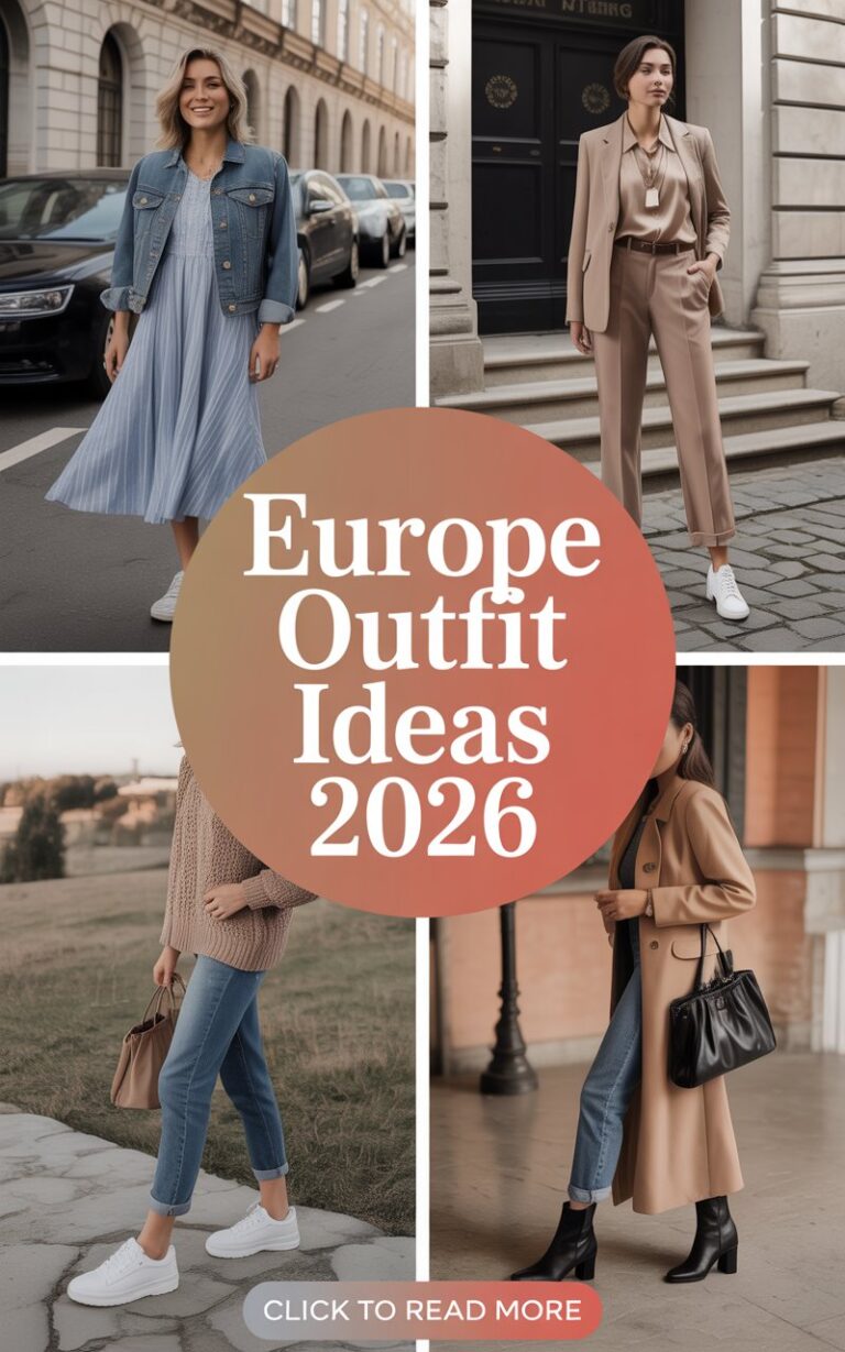 Effortlessly Chic Europe Outfits Ideas for Your Next Summer European Vacation