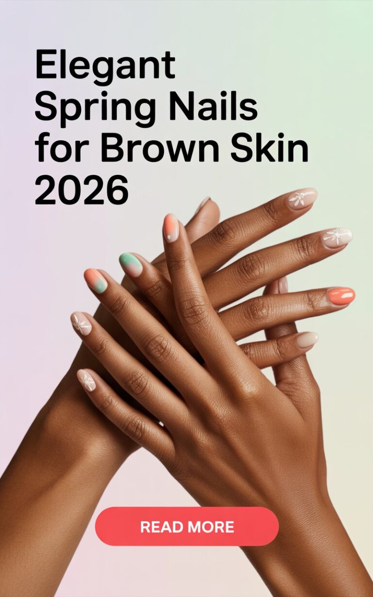 Elegant Spring Nails For Brown Skin 2026