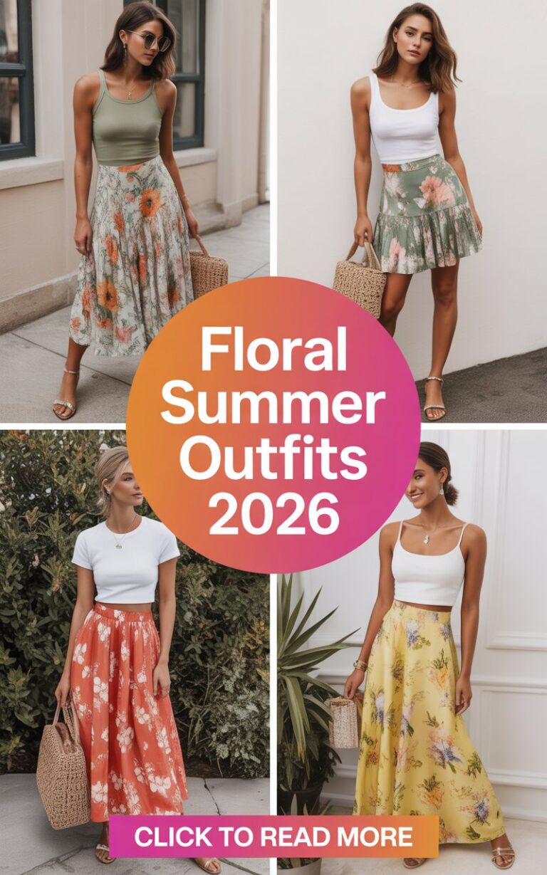 Floral Summer Skirt Outfits 2026: Fresh Ideas to Style Midi, Maxi & Short Looks This Season